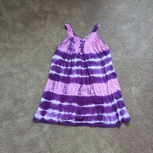 Ingear Resort Tie-dye Boho Swim Cover-up Dress